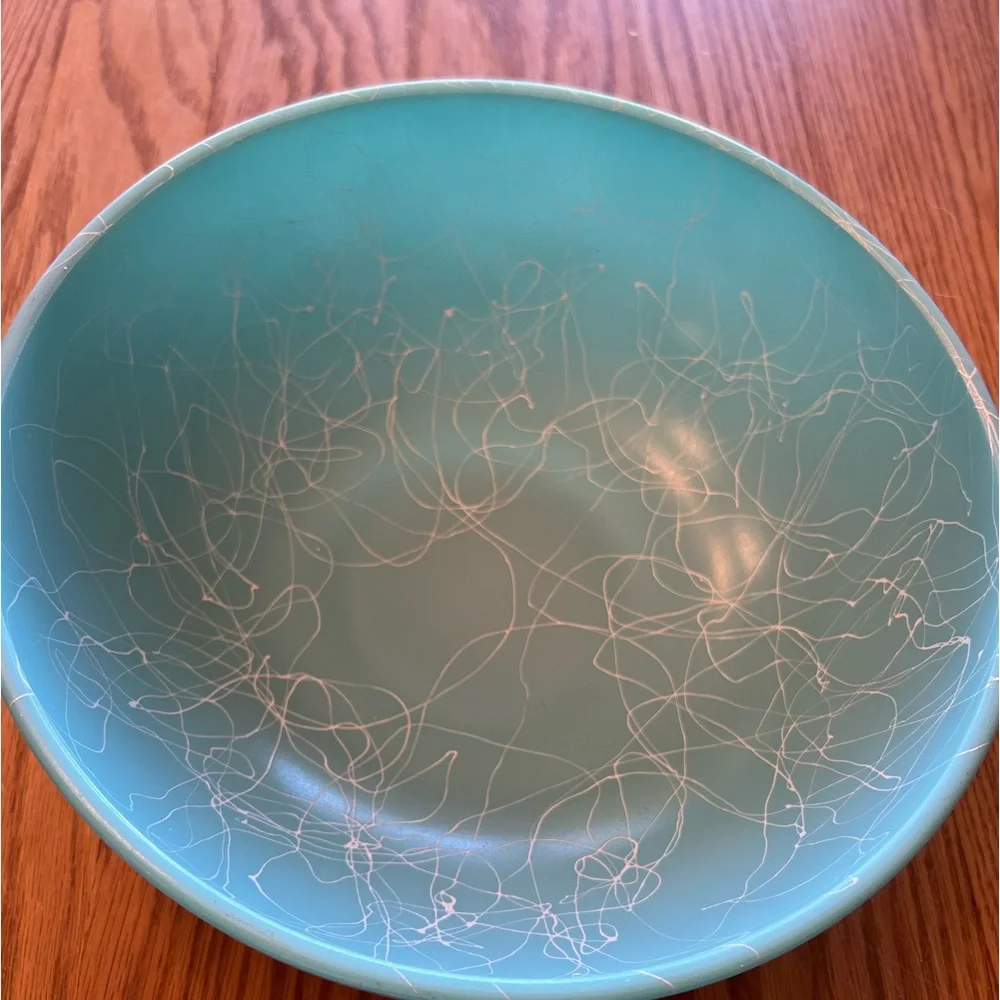 Vintage Hazel Atlas Splatter Mixing Bowl/Serving Bowl